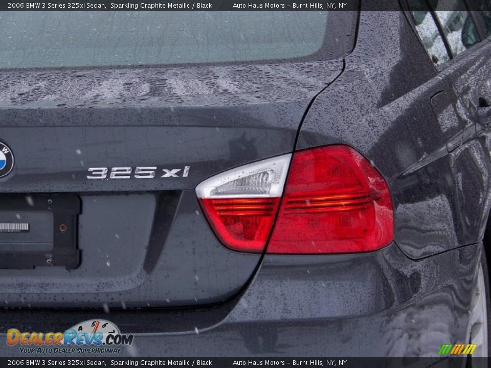 2006 BMW 3 Series 325xi Sedan Sparkling Graphite Metallic / Black Photo #13