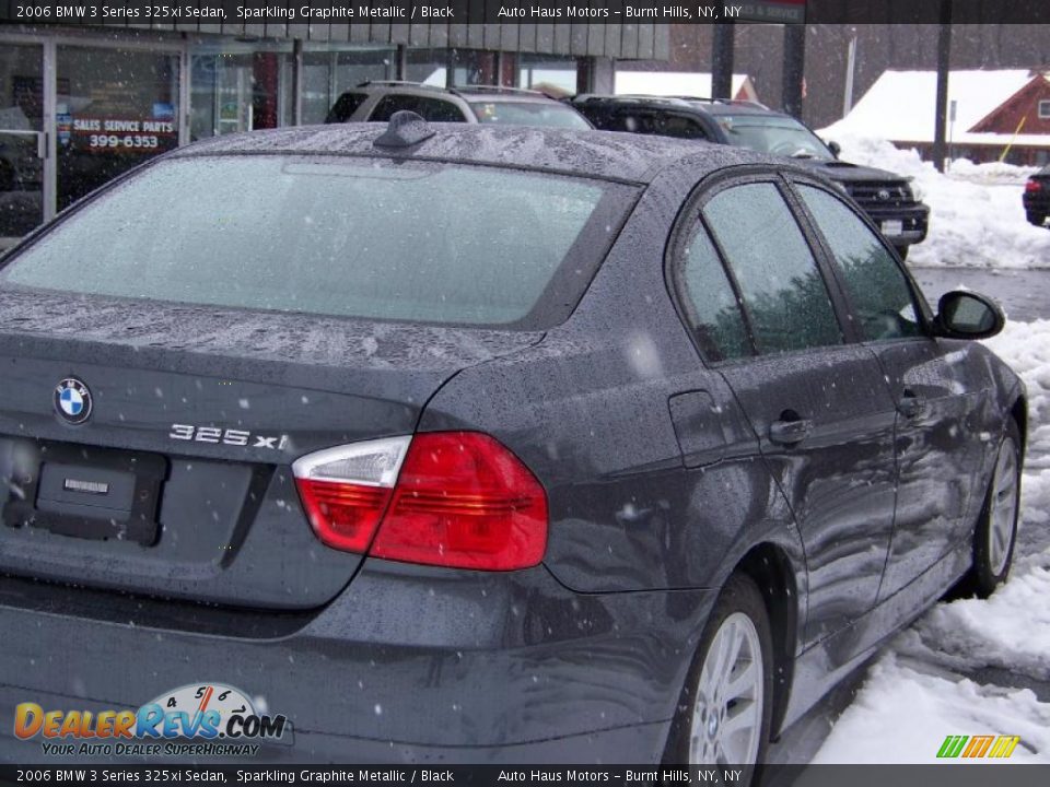2006 BMW 3 Series 325xi Sedan Sparkling Graphite Metallic / Black Photo #14