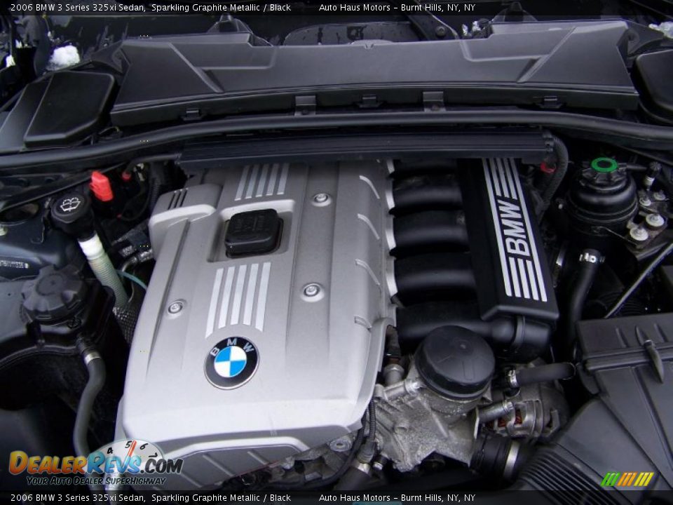 2006 BMW 3 Series 325xi Sedan Sparkling Graphite Metallic / Black Photo #17