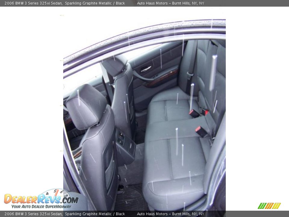 2006 BMW 3 Series 325xi Sedan Sparkling Graphite Metallic / Black Photo #18