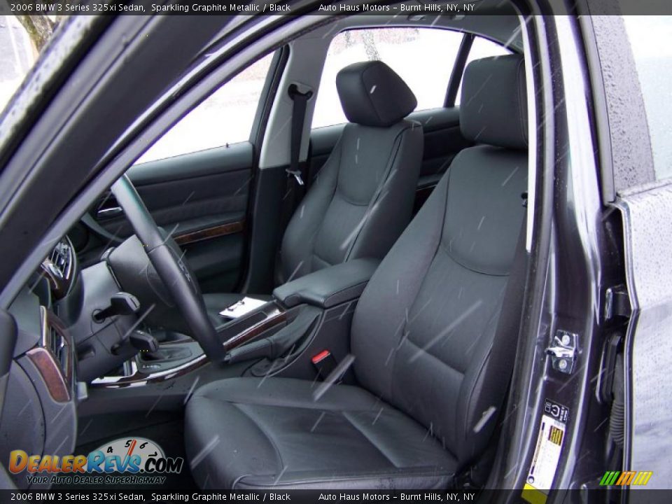2006 BMW 3 Series 325xi Sedan Sparkling Graphite Metallic / Black Photo #21