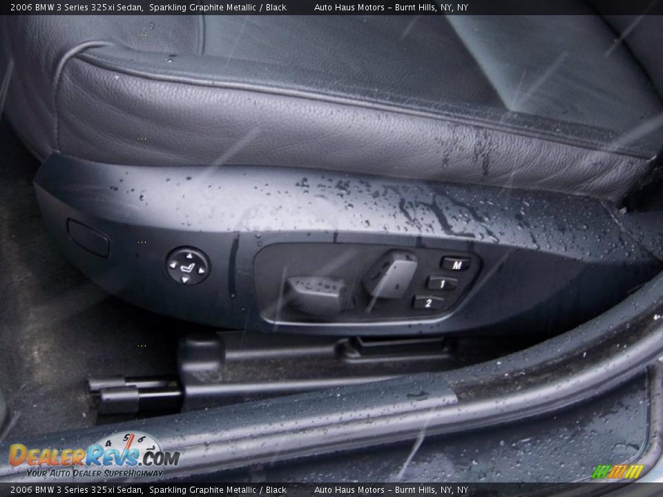 2006 BMW 3 Series 325xi Sedan Sparkling Graphite Metallic / Black Photo #22