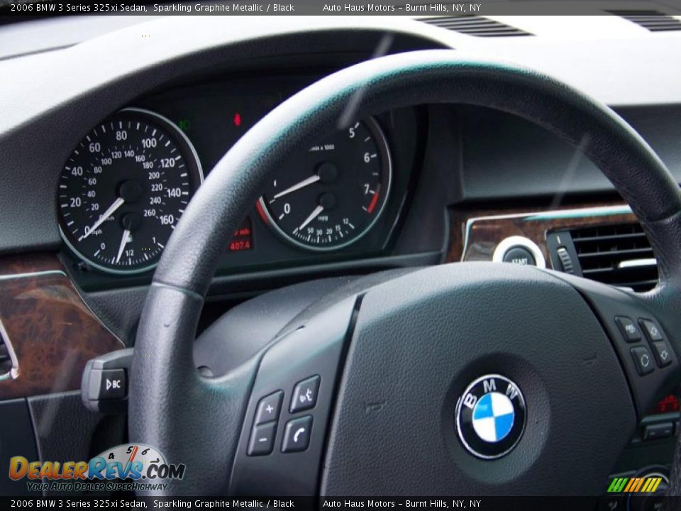 2006 BMW 3 Series 325xi Sedan Sparkling Graphite Metallic / Black Photo #23