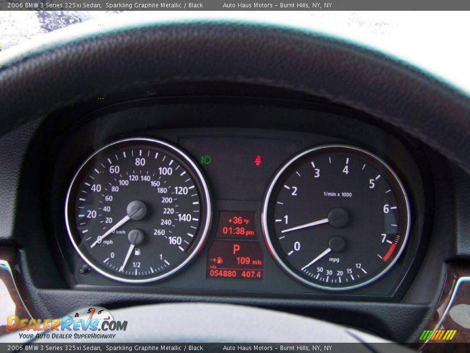 2006 BMW 3 Series 325xi Sedan Sparkling Graphite Metallic / Black Photo #24