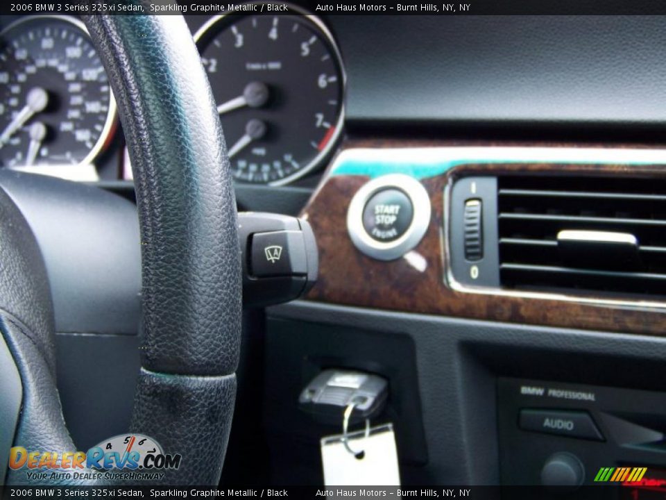 2006 BMW 3 Series 325xi Sedan Sparkling Graphite Metallic / Black Photo #27