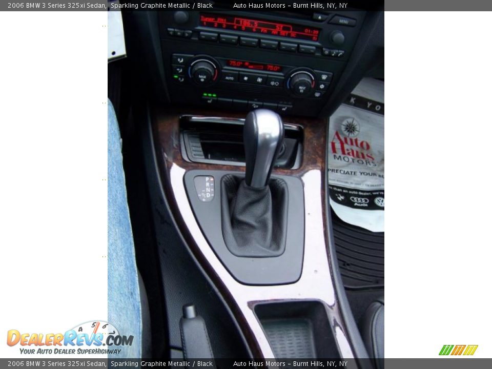 2006 BMW 3 Series 325xi Sedan Sparkling Graphite Metallic / Black Photo #29