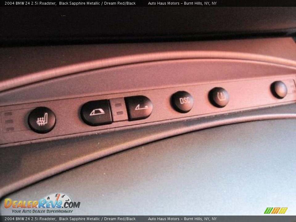 2004 BMW Z4 2.5i Roadster Black Sapphire Metallic / Dream Red/Black Photo #7