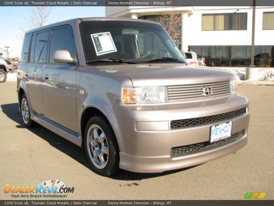 2006 Scion xB Thunder Cloud Metallic / Dark Charcoal Photo #3
