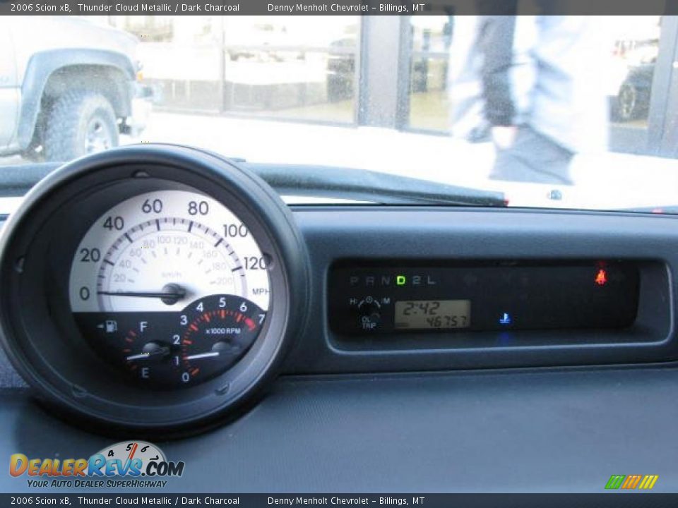 2006 Scion xB Thunder Cloud Metallic / Dark Charcoal Photo #12