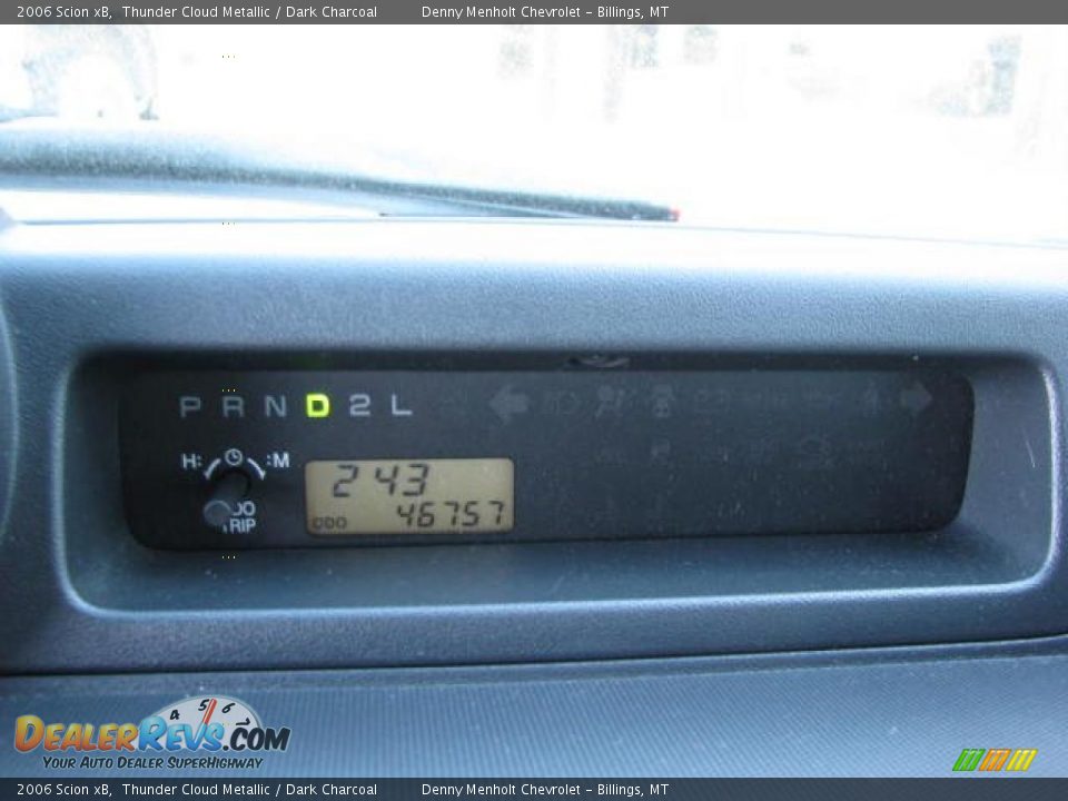 2006 Scion xB Thunder Cloud Metallic / Dark Charcoal Photo #14