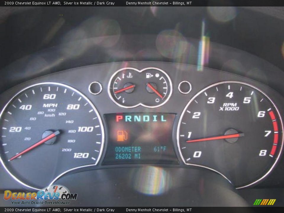 2009 Chevrolet Equinox LT AWD Silver Ice Metallic / Dark Gray Photo #15