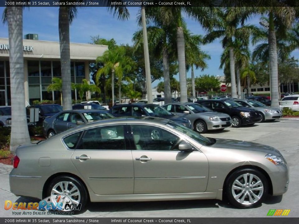 2008 Infiniti M 35 Sedan Sahara Sandstone / Stone Photo #2