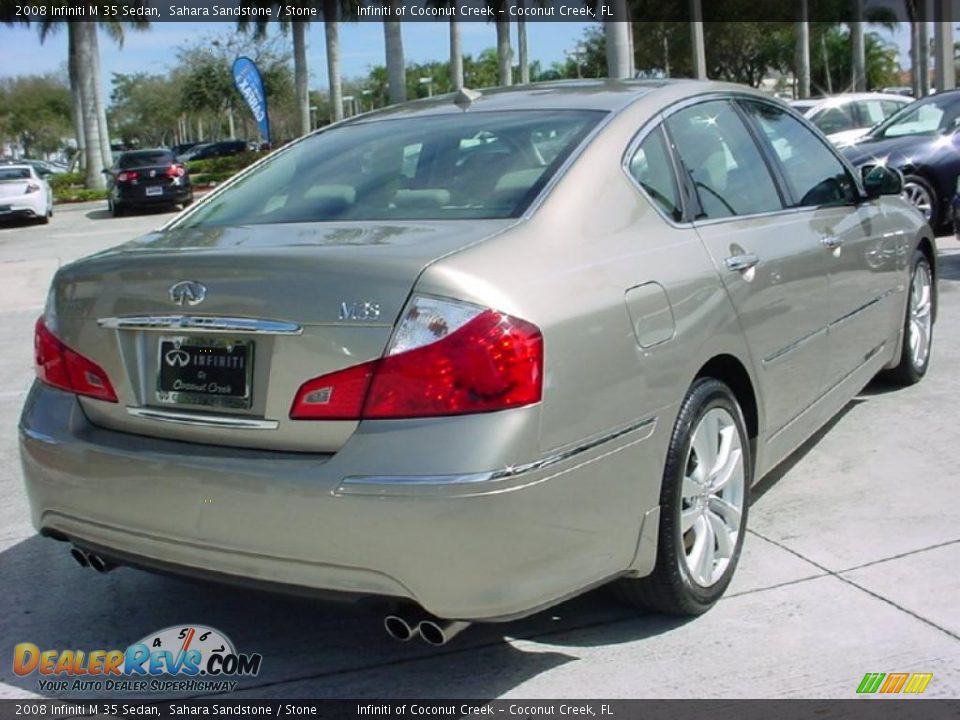2008 Infiniti M 35 Sedan Sahara Sandstone / Stone Photo #3