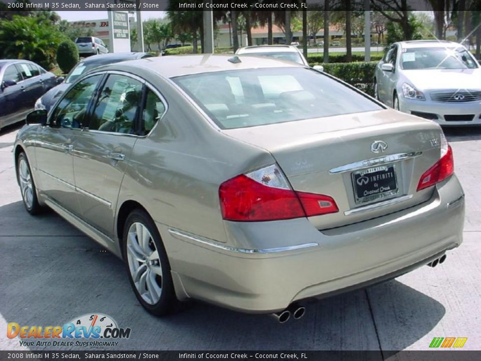 2008 Infiniti M 35 Sedan Sahara Sandstone / Stone Photo #5