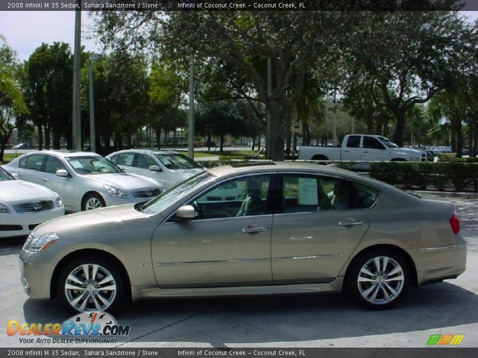 2008 Infiniti M 35 Sedan Sahara Sandstone / Stone Photo #6