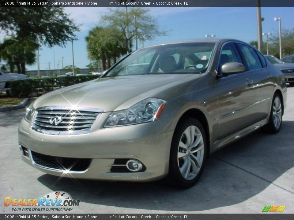 2008 Infiniti M 35 Sedan Sahara Sandstone / Stone Photo #7