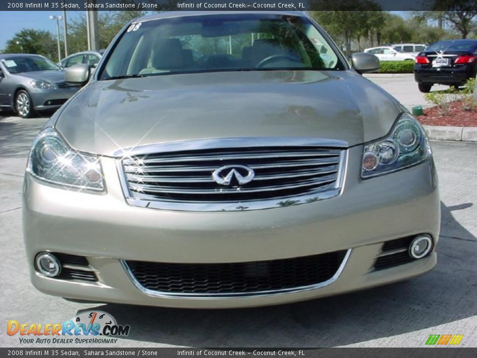 2008 Infiniti M 35 Sedan Sahara Sandstone / Stone Photo #8