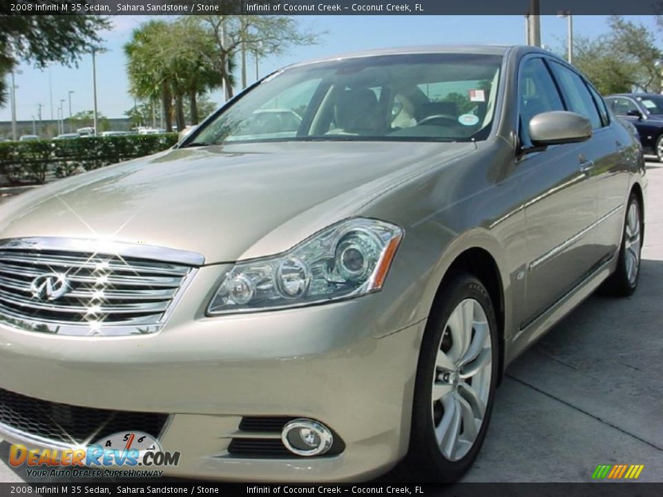 2008 Infiniti M 35 Sedan Sahara Sandstone / Stone Photo #9
