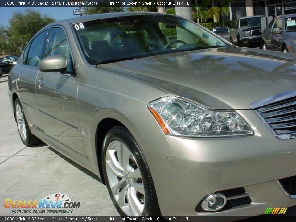2008 Infiniti M 35 Sedan Sahara Sandstone / Stone Photo #10