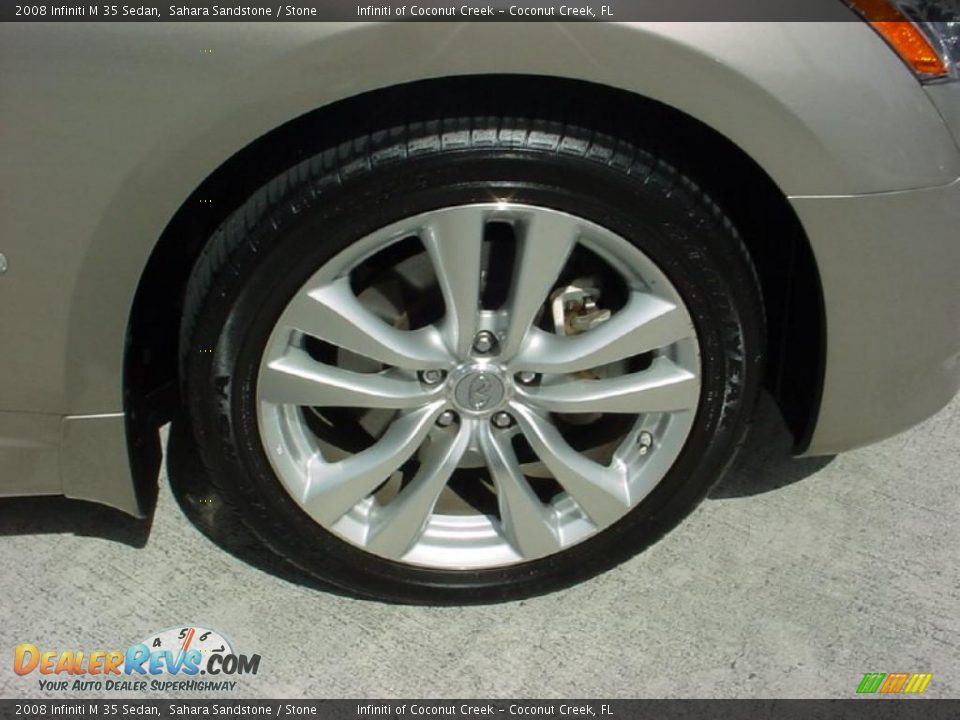 2008 Infiniti M 35 Sedan Sahara Sandstone / Stone Photo #11