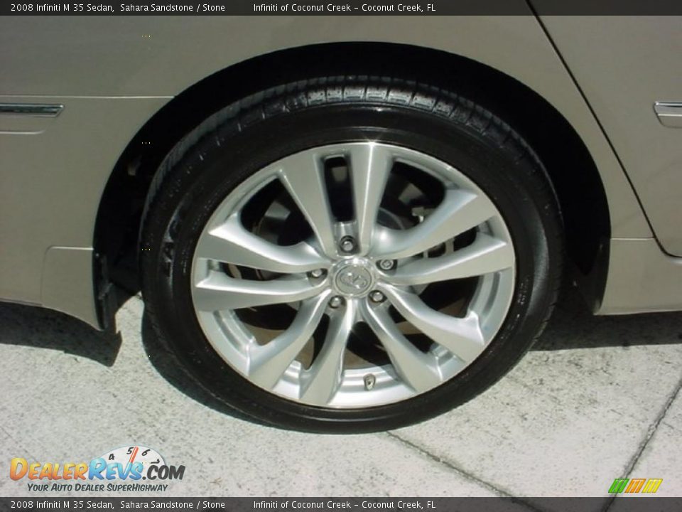 2008 Infiniti M 35 Sedan Sahara Sandstone / Stone Photo #12