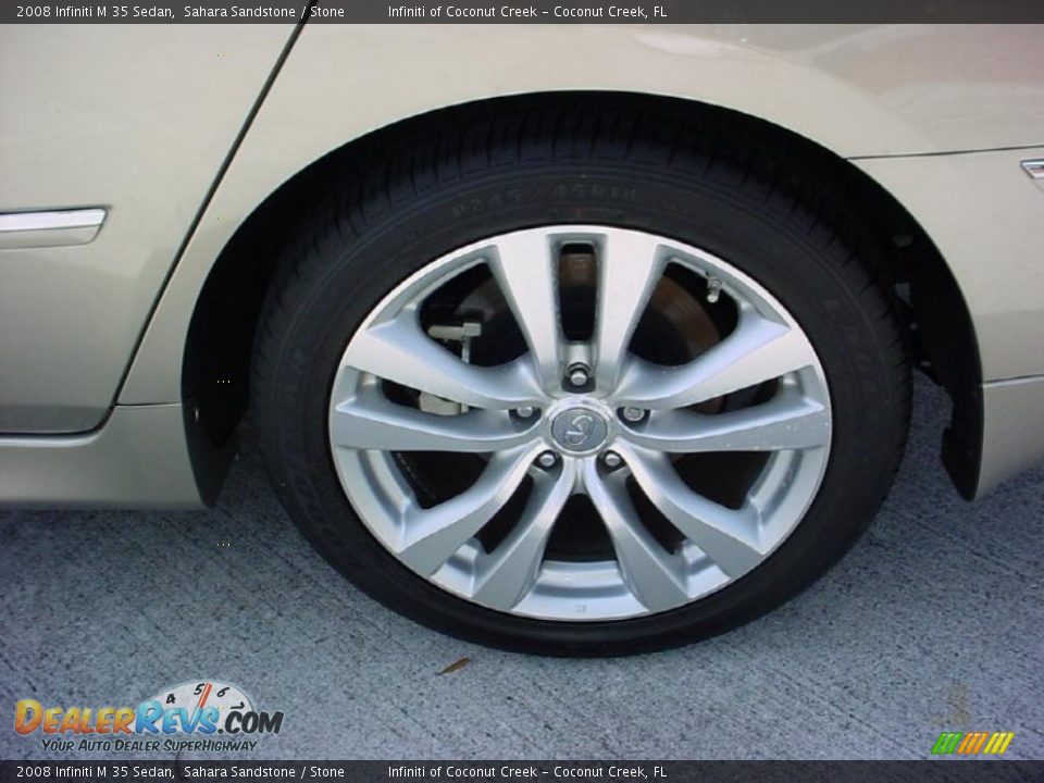 2008 Infiniti M 35 Sedan Sahara Sandstone / Stone Photo #13