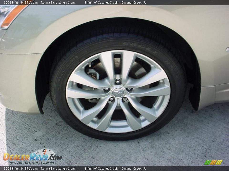 2008 Infiniti M 35 Sedan Sahara Sandstone / Stone Photo #14
