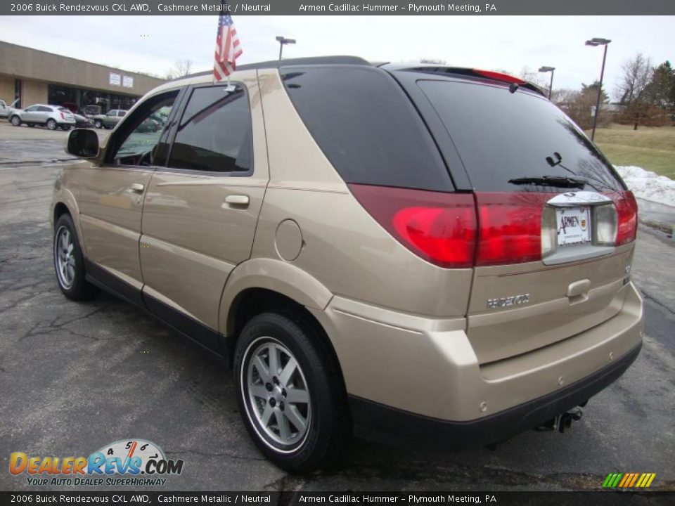2006 Buick Rendezvous CXL AWD Cashmere Metallic / Neutral Photo #10