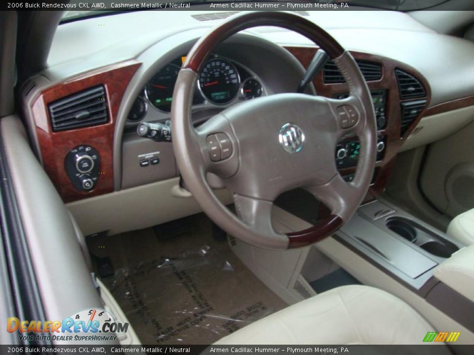 2006 Buick Rendezvous CXL AWD Cashmere Metallic / Neutral Photo #12