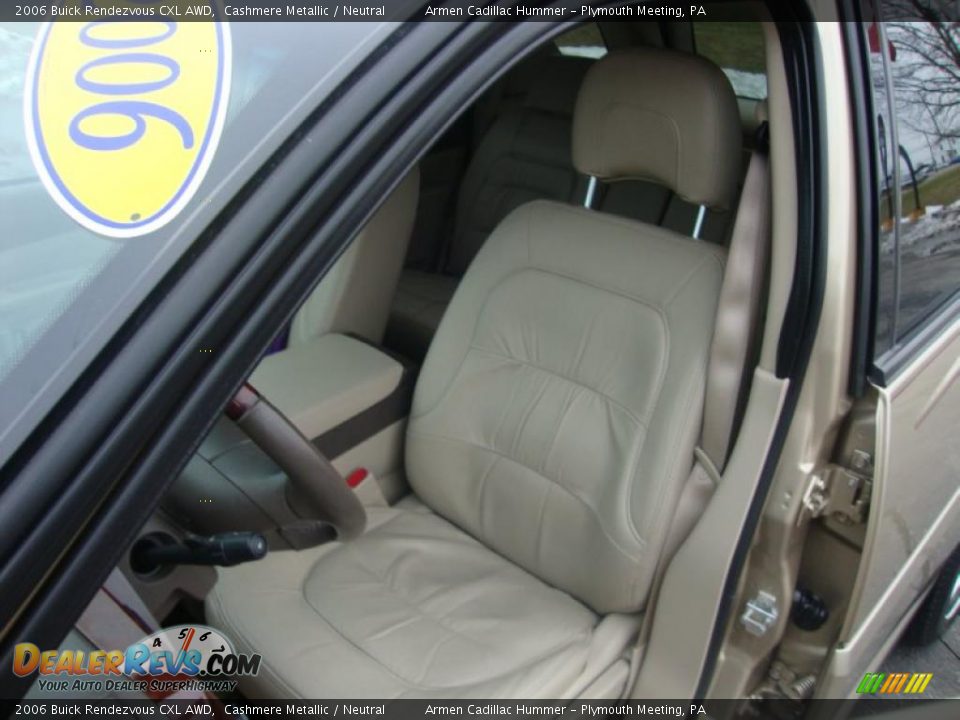 2006 Buick Rendezvous CXL AWD Cashmere Metallic / Neutral Photo #17