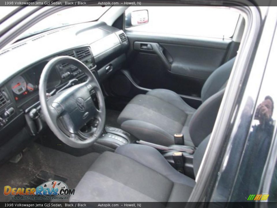 1998 Volkswagen Jetta GLS Sedan Black / Black Photo #5