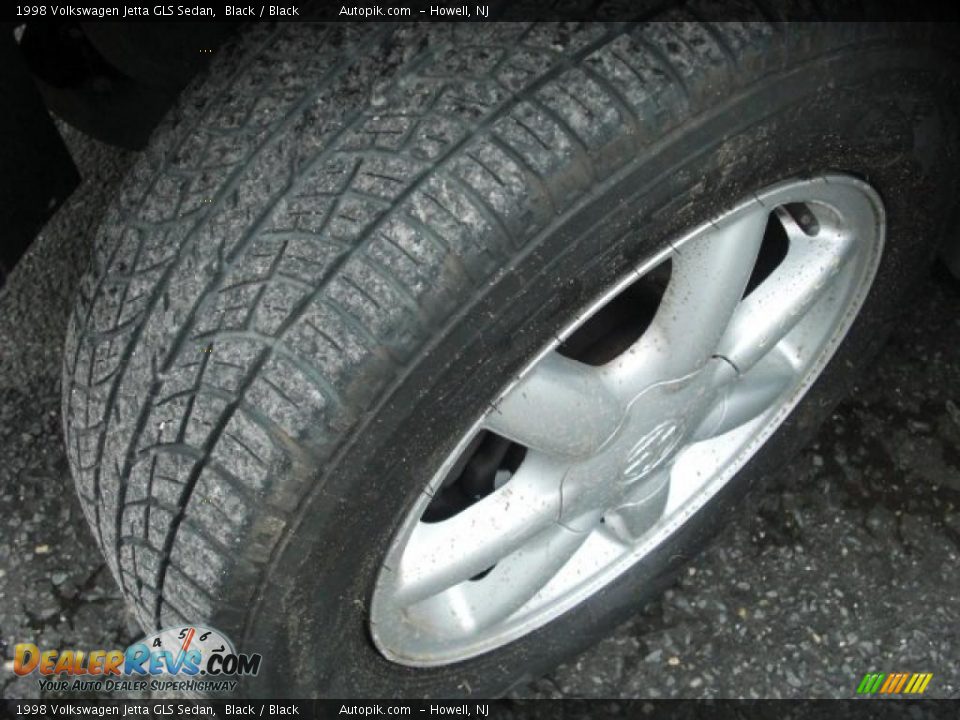 1998 Volkswagen Jetta GLS Sedan Black / Black Photo #7