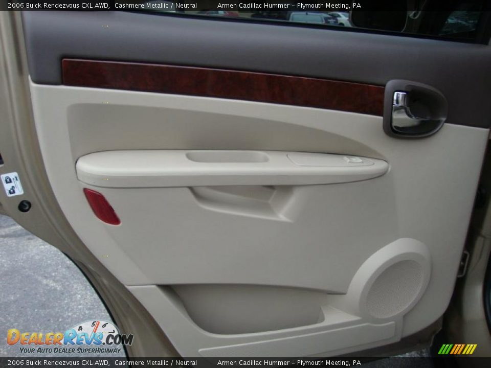 2006 Buick Rendezvous CXL AWD Cashmere Metallic / Neutral Photo #23
