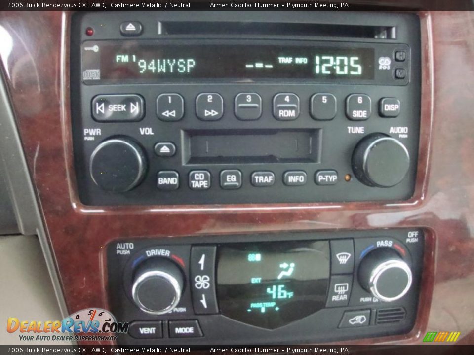 2006 Buick Rendezvous CXL AWD Cashmere Metallic / Neutral Photo #32