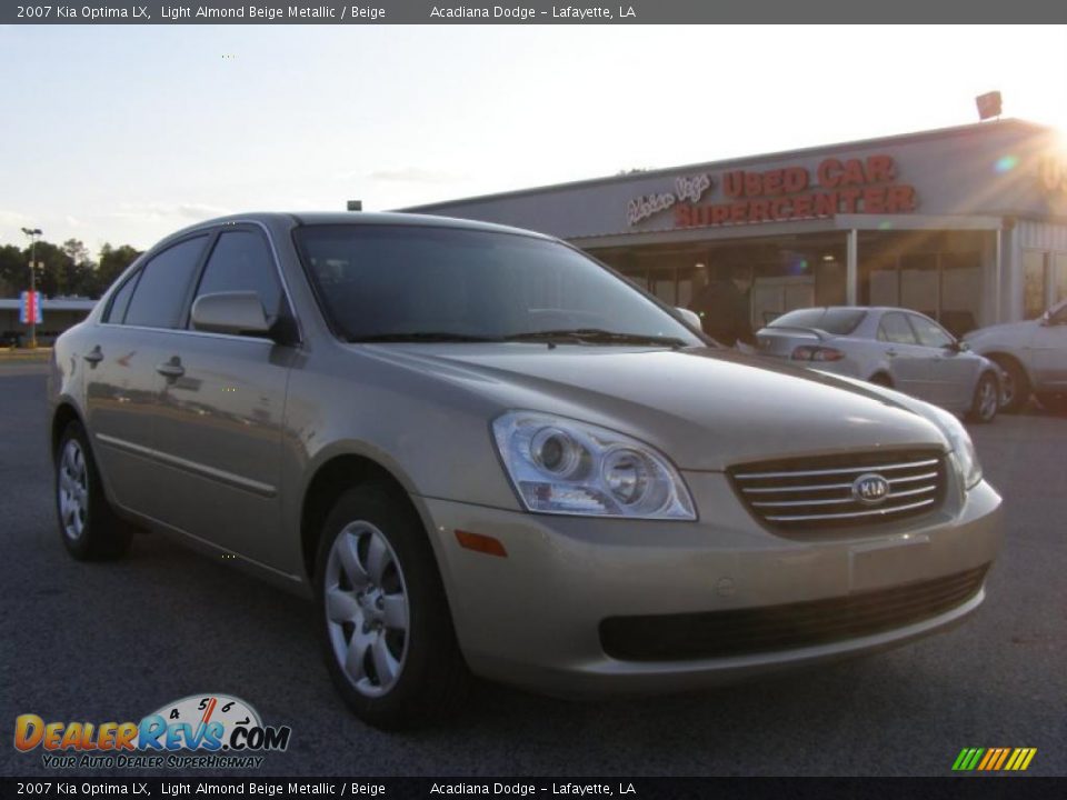 2007 Kia Optima LX Light Almond Beige Metallic / Beige Photo #1