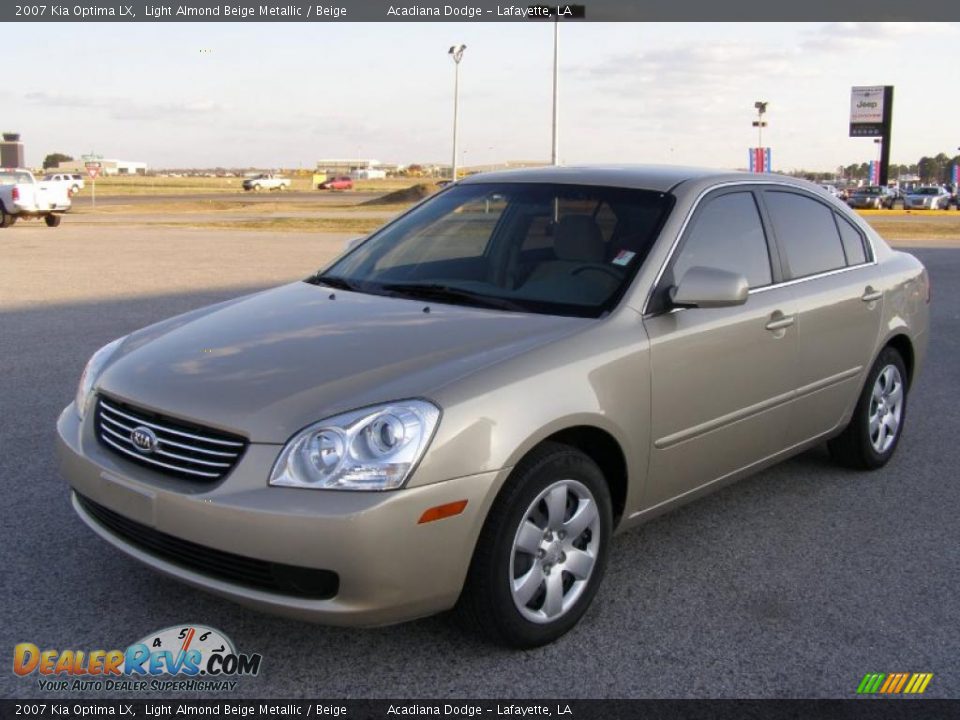 2007 Kia Optima LX Light Almond Beige Metallic / Beige Photo #7