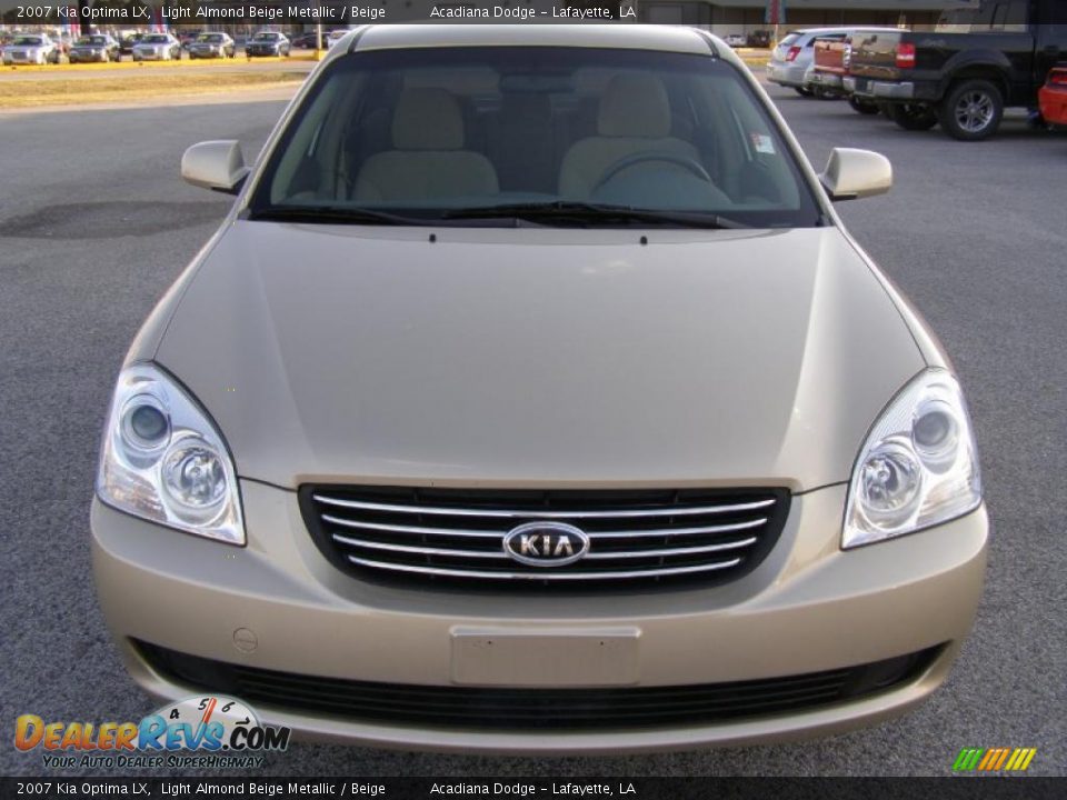 2007 Kia Optima LX Light Almond Beige Metallic / Beige Photo #8