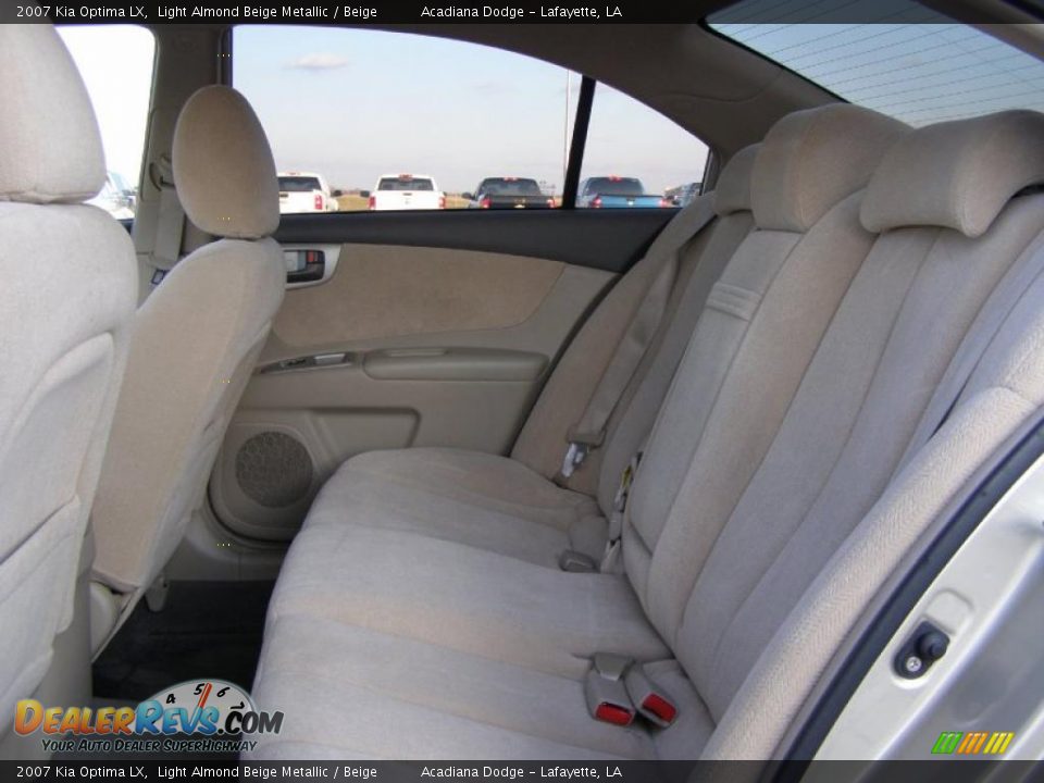 2007 Kia Optima LX Light Almond Beige Metallic / Beige Photo #10