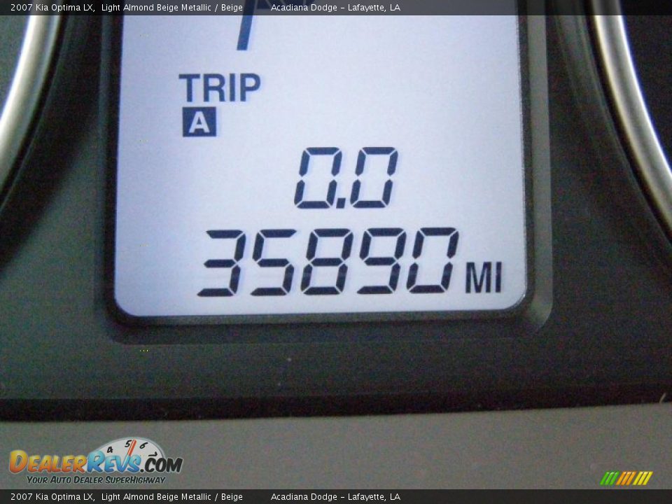 2007 Kia Optima LX Light Almond Beige Metallic / Beige Photo #14