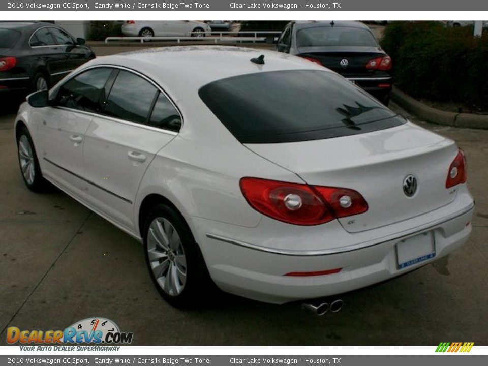 2010 Volkswagen CC Sport Candy White / Cornsilk Beige Two Tone Photo #2