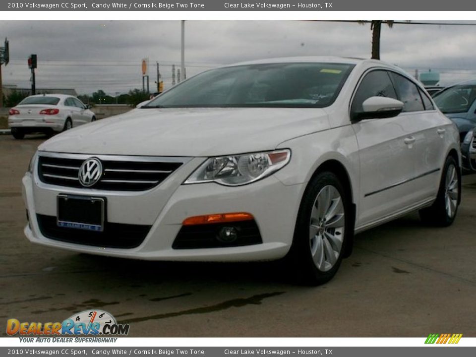 2010 Volkswagen CC Sport Candy White / Cornsilk Beige Two Tone Photo #3