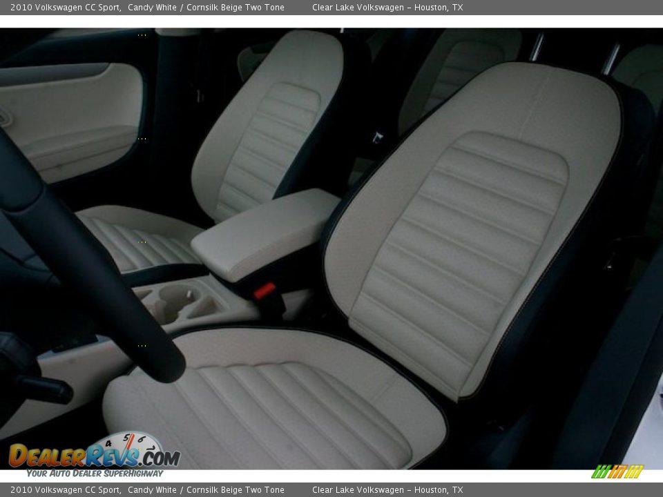 2010 Volkswagen CC Sport Candy White / Cornsilk Beige Two Tone Photo #7