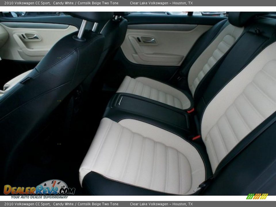2010 Volkswagen CC Sport Candy White / Cornsilk Beige Two Tone Photo #8