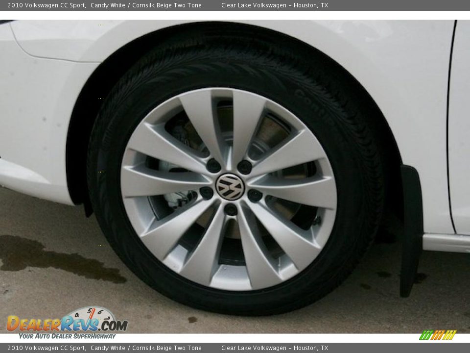 2010 Volkswagen CC Sport Candy White / Cornsilk Beige Two Tone Photo #12
