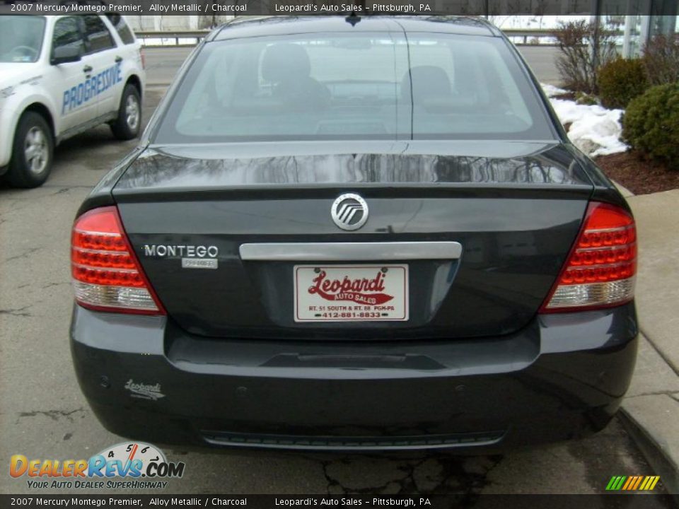 2007 Mercury Montego Premier Alloy Metallic / Charcoal Photo #4