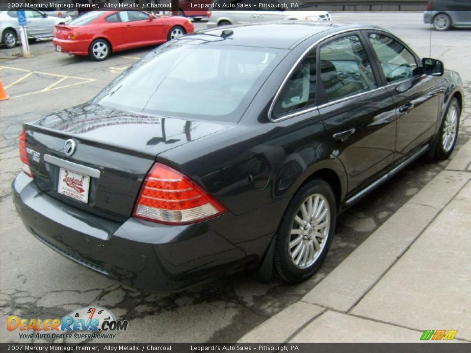 2007 Mercury Montego Premier Alloy Metallic / Charcoal Photo #5