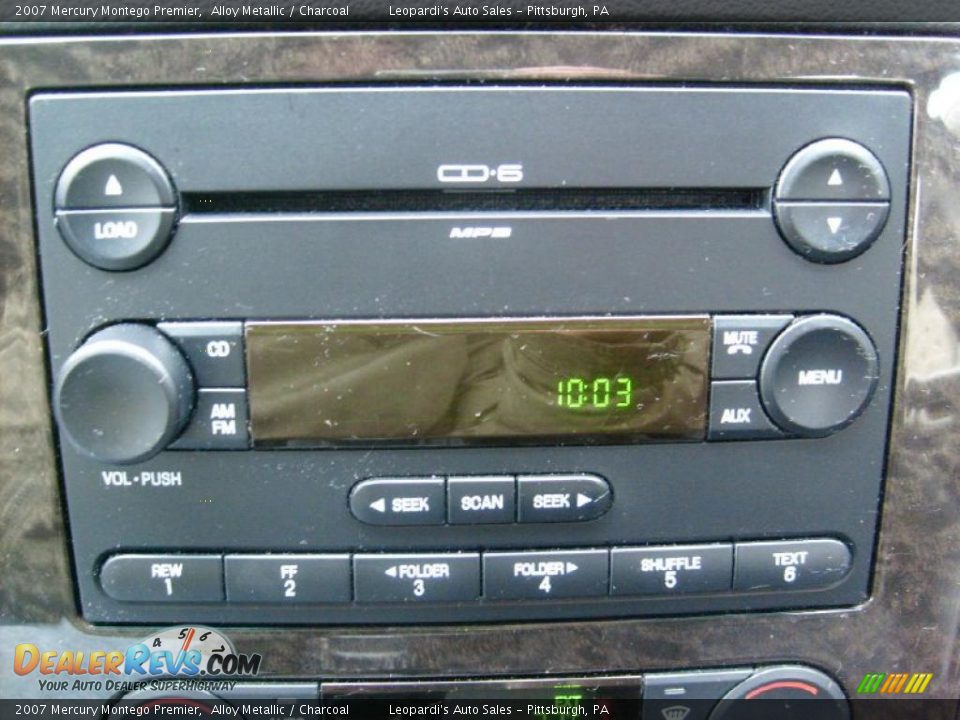2007 Mercury Montego Premier Alloy Metallic / Charcoal Photo #14