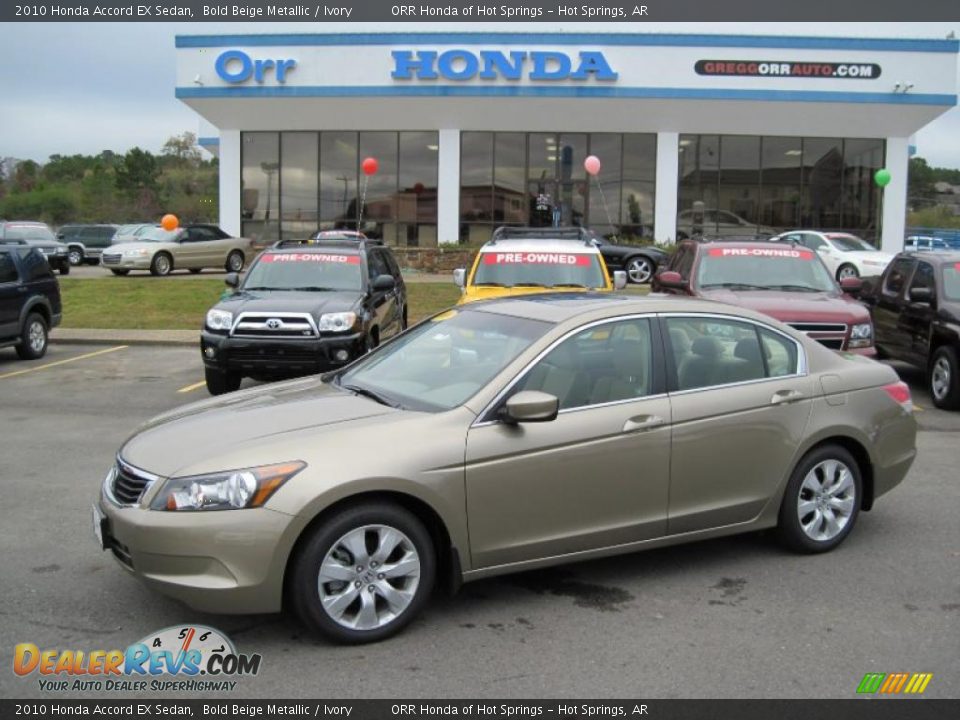 2010 Honda Accord EX Sedan Bold Beige Metallic / Ivory Photo #1