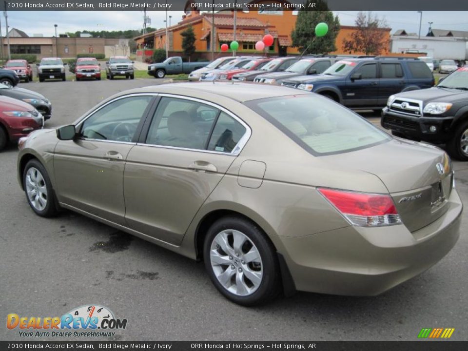 2010 Honda Accord EX Sedan Bold Beige Metallic / Ivory Photo #2