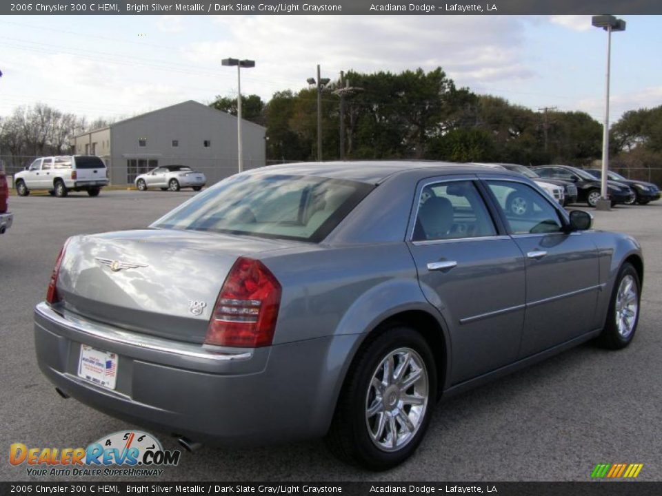 2006 Chrysler 300 C HEMI Bright Silver Metallic / Dark Slate Gray/Light Graystone Photo #3